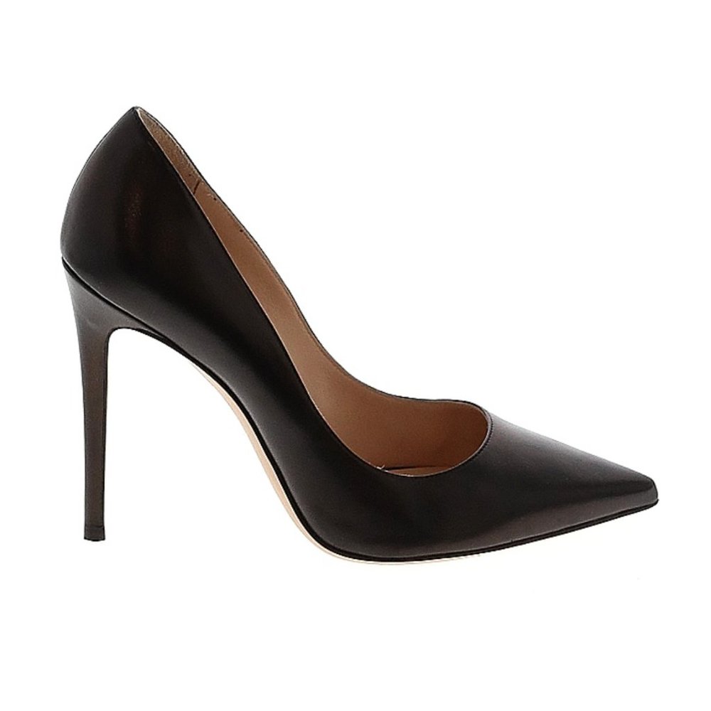 M. Gemi Solid Black Heels Size 38